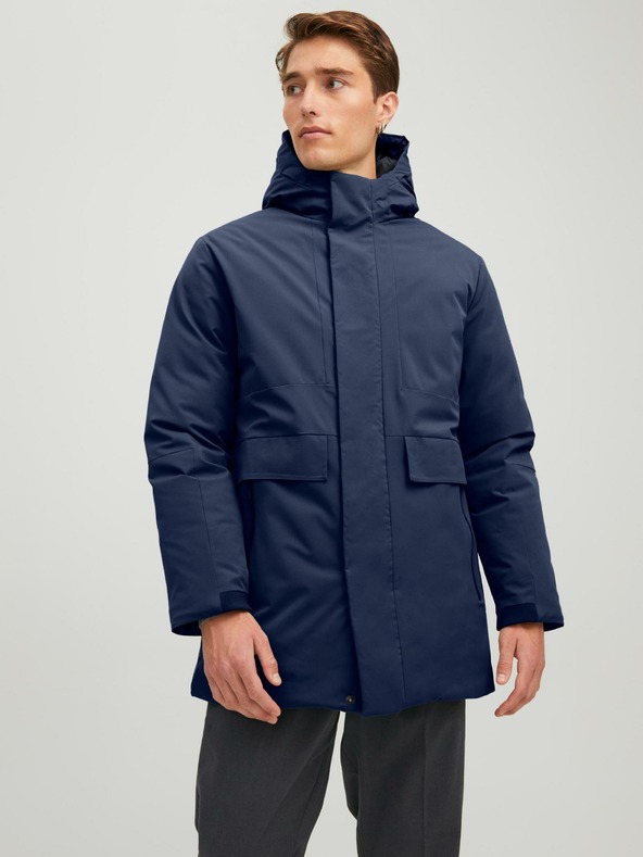 Jack & Jones Parka cu glugă albastru închis Jack & Jones Blatiger