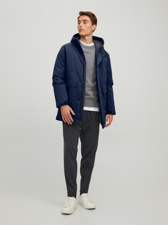 Jack & Jones Parka cu glugă albastru închis Jack & Jones Blatiger