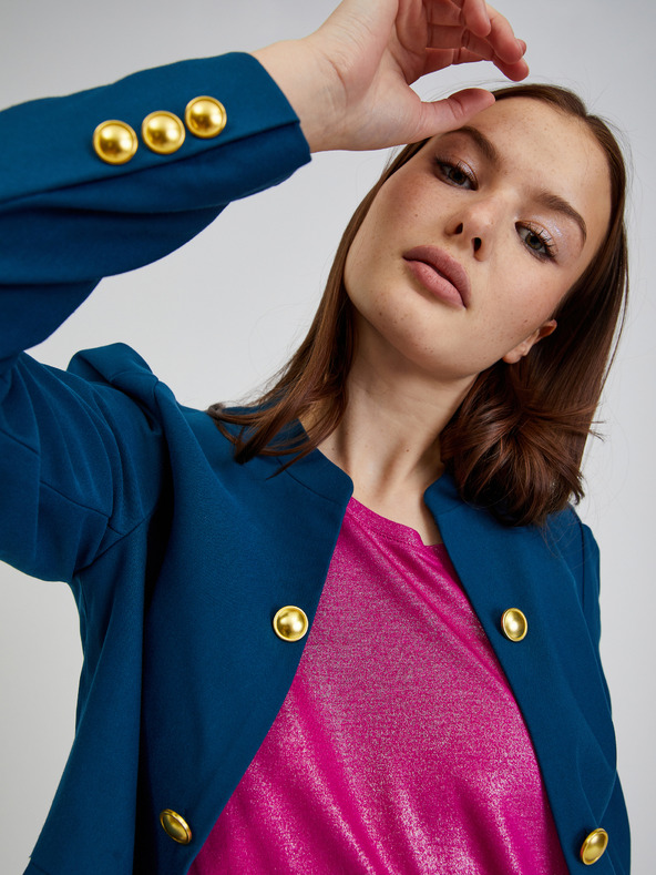 Orsay Sacou de damă albastru petrol ORSAY