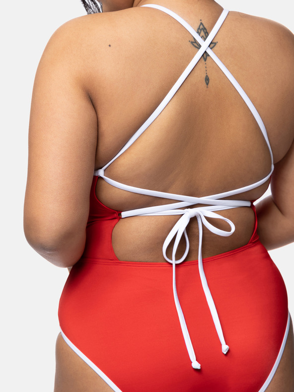 DORINA Costum de baie dintr-o singură piesă pentru femei, roșu DORINA Bandol