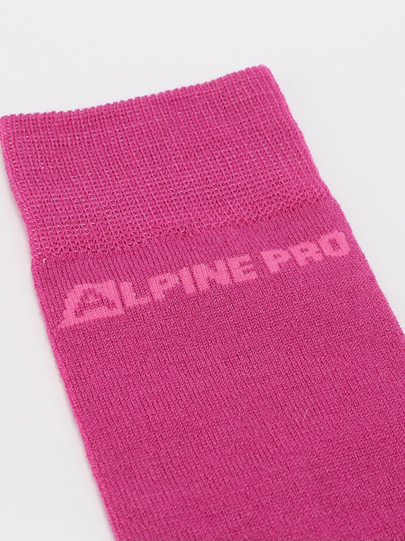 ALPINE PRO Șosete unisex ALPINE PRO KLAMO roz