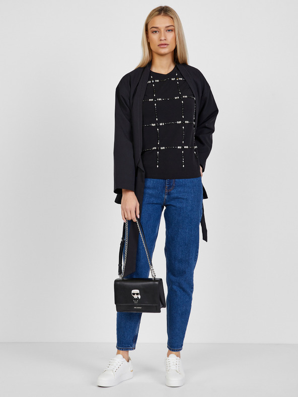 Liu Jo Tricou negru cu model, pentru femei Liu Jo