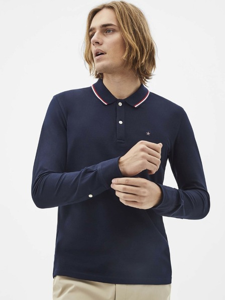 Celio Tricou polo albastru închis pentru bărbați Celio Necetwoml