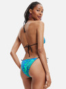 Desigual Fund de costum de baie reversibil negru și albastru Desigual Rush I