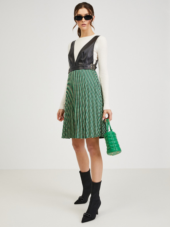 Orsay Rochie de damă cu model negru-verde ORSAY