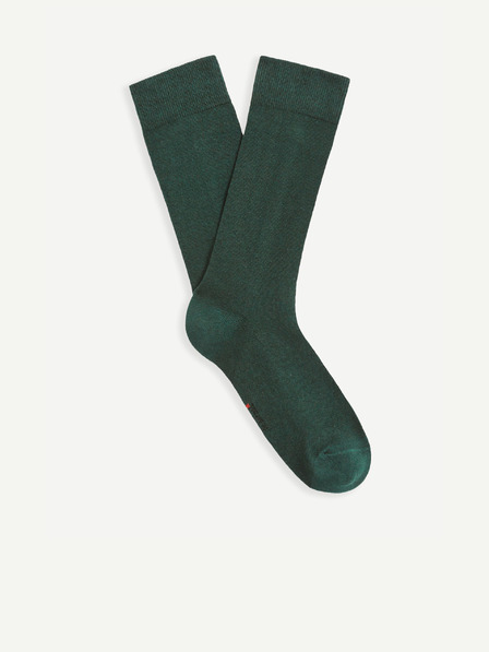 Celio Șosete înalte verzi din bumbac Supima® Celio Milof