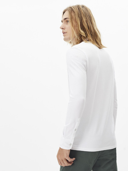 Celio Tricou polo alb pentru bărbați Celio Necetwoml