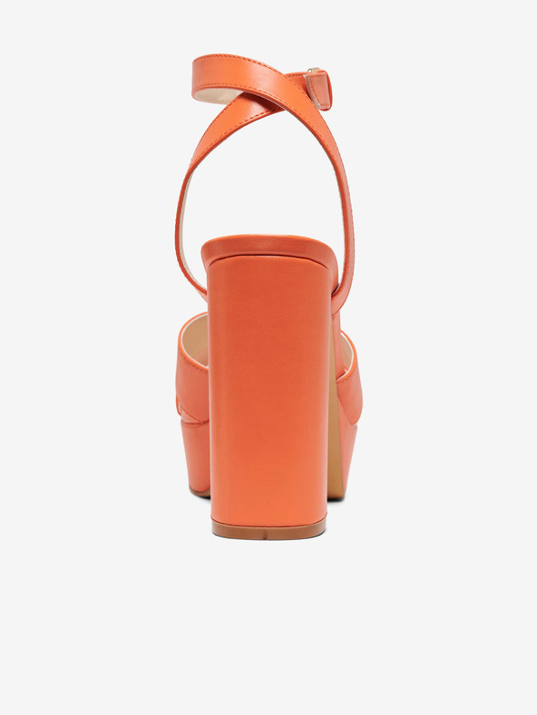 ONLY Sandale cu toc pentru femei de culoare portocalie ONLY Autum