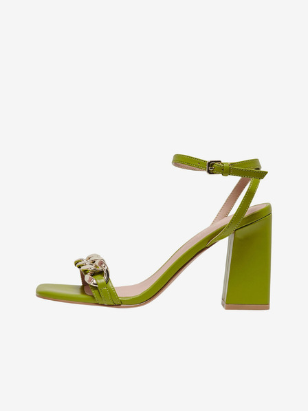 ONLY Verde deschis Sandale cu toc pentru femei ONLY Alyx