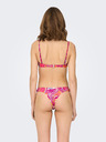 ONLY Top de bikini cu model roz închis pentru femei ONLY Lolli