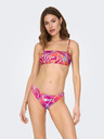 ONLY Top de bikini cu model roz închis pentru femei ONLY Lolli