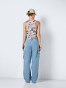 Noisy May Tricou gri deschis cu model pentru femei Noisy May Wilma