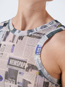 Noisy May Tricou gri deschis cu model pentru femei Noisy May Wilma