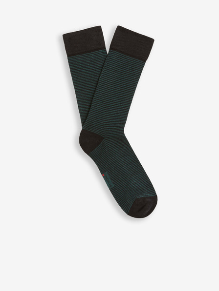 Celio Șosete înalte cu dungi verde închis pentru bărbați Celio Vicaire