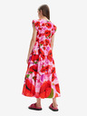 Desigual Rochie maxi cu model Desigual Tulip-Lacroix roz pentru femei