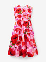Desigual Rochie maxi cu model Desigual Tulip-Lacroix roz pentru femei