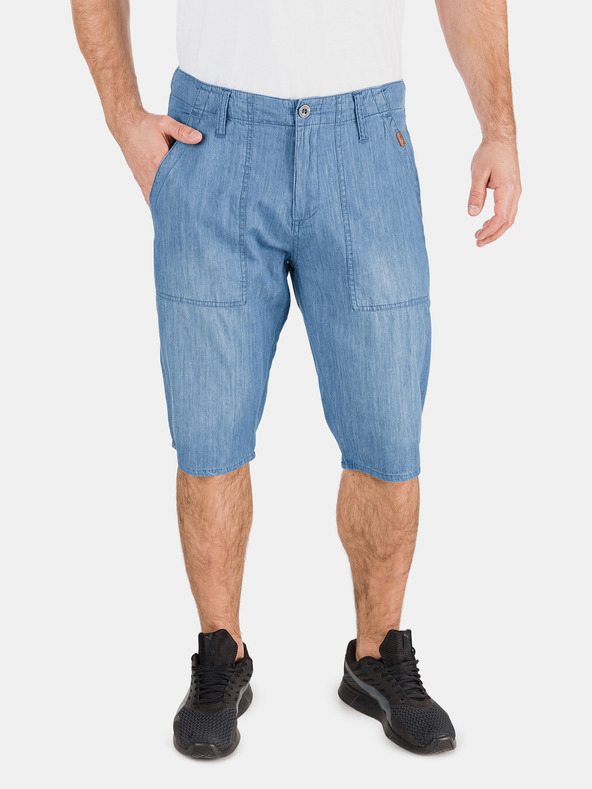 Sam 73 Pantaloni scurți albaștri din denim pentru bărbați SAM 73