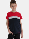 Sam 73 Tricou albastru și roșu pentru băiat cu SAM 73