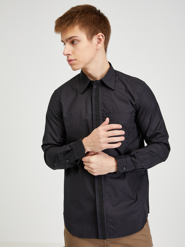 Diesel Cămașă neagră pentru bărbați Diesel