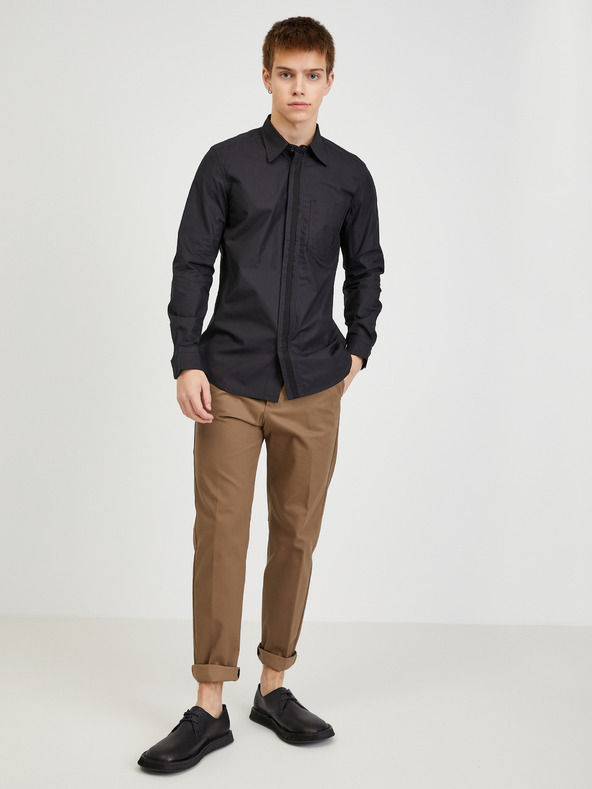 Diesel Cămașă neagră pentru bărbați Diesel