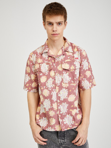 Diesel Cămașă Old Pink Floral Diesel pentru bărbați