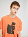 Diesel Tricou portocaliu pentru bărbați Diesel