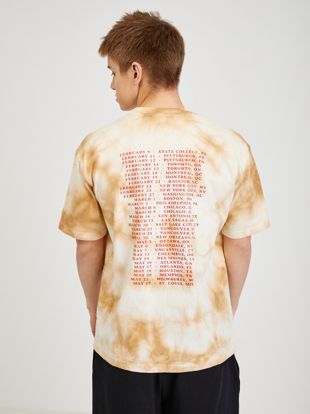 Diesel Tricou batik bej pentru bărbați Diesel