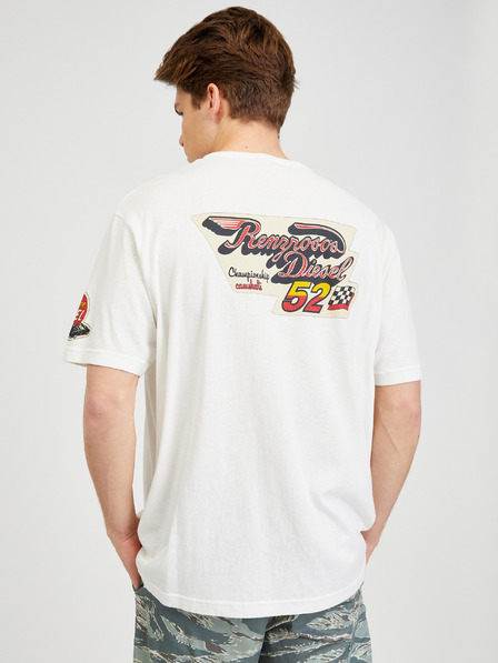 Diesel Tricou alb pentru bărbați Diesel