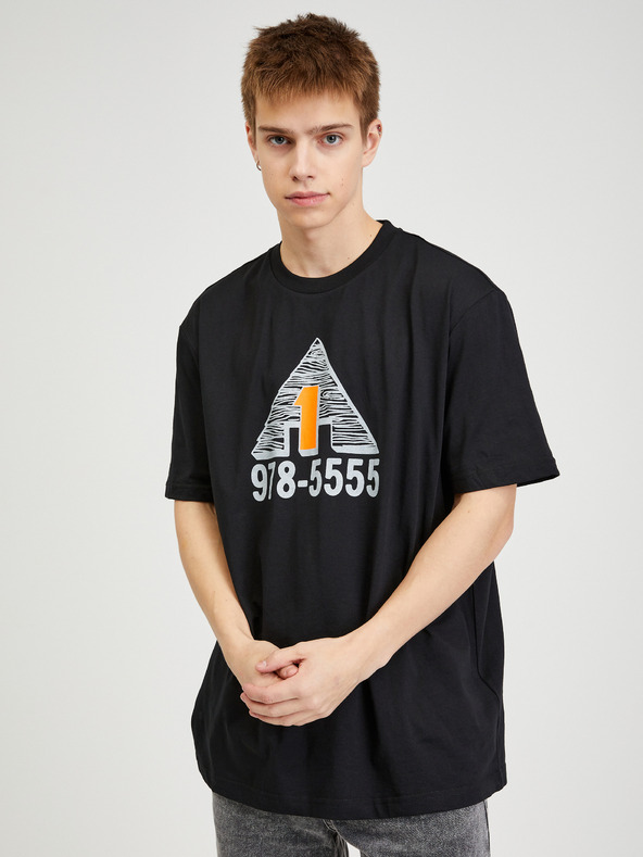 Diesel Tricou negru pentru bărbați Diesel
