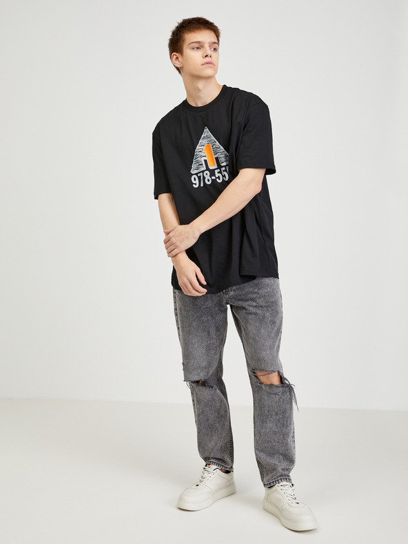 Diesel Tricou negru pentru bărbați Diesel