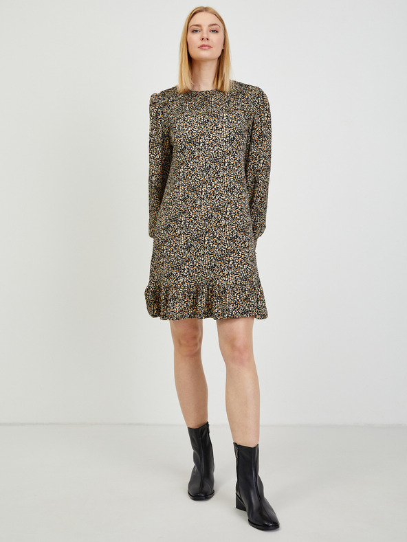 Orsay Rochie de damă neagră cu model ORSAY