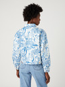 Wrangler Jachetă din denim cu model Wrangler albă și albastră pentru femei