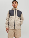 Jack & Jones Jachetă ușoară cu glugă Jack & Jones Filo crem pentru bărbați