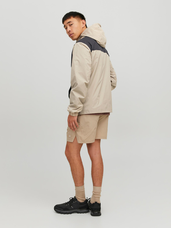 Jack & Jones Jachetă ușoară cu glugă Jack & Jones Filo crem pentru bărbați