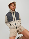 Jack & Jones Jachetă ușoară cu glugă Jack & Jones Filo crem pentru bărbați