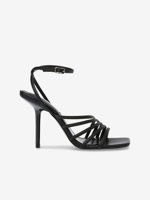 Steve Madden Steve Madden All In Black Sandale cu toc