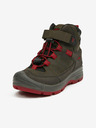 Keen Bocanci din piele pentru exterior pentru fete, kaki Keen Redwood Mid