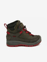 Keen Bocanci din piele pentru exterior pentru fete, kaki Keen Redwood Mid
