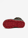 Keen Bocanci din piele pentru exterior pentru fete, kaki Keen Redwood Mid