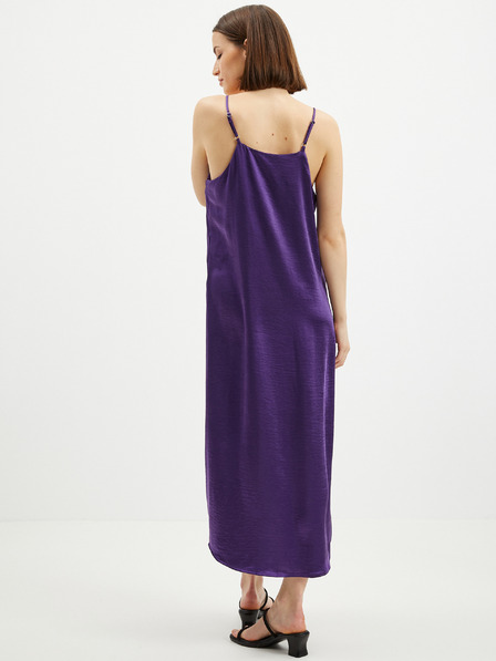 ONLY Rochie midi cu bretele din satin violet pentru femei ONLY Cosmo