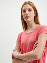 Noisy May Coral Tricou de bază pentru femei Noisy May Mathilde