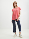 Noisy May Coral Tricou de bază pentru femei Noisy May Mathilde