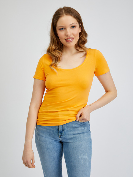 Orsay Tricou basic portocaliu de damă ORSAY
