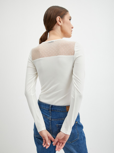 Orsay Body de damă crem cu dantelă ORSAY