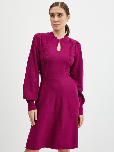 Orsay Rochie pulover damă roz închis ORSAY