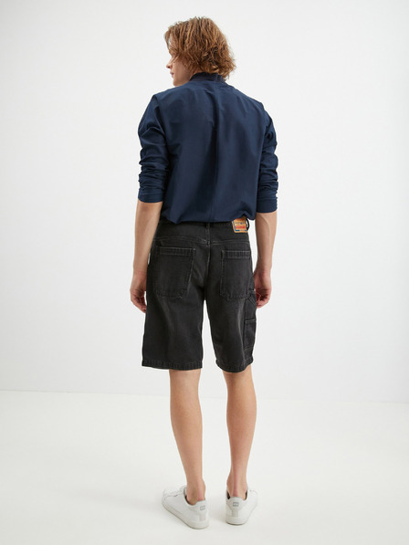 Diesel Pantaloni scurți din denim pentru bărbați Diesel gri închis