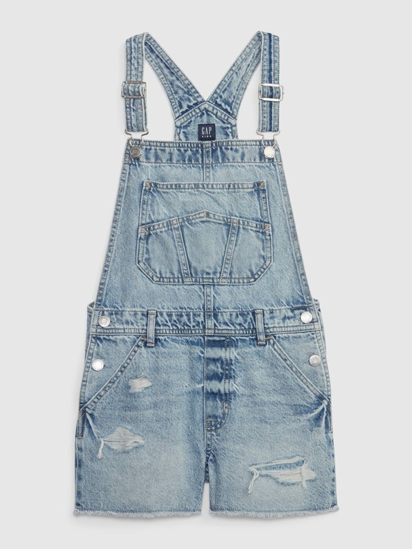 GAP Șorturi din denim cu bretele pentru copii GAP