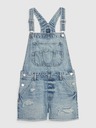 GAP Șorturi din denim cu bretele pentru copii GAP