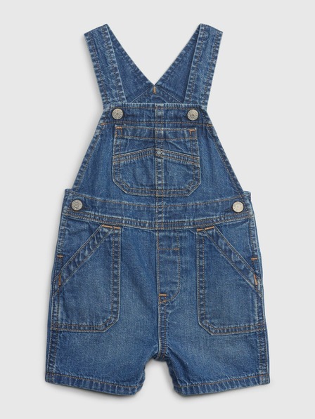 GAP Baby pantaloni scurți denim cu bretele GAP