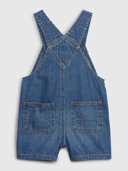 GAP Baby pantaloni scurți denim cu bretele GAP